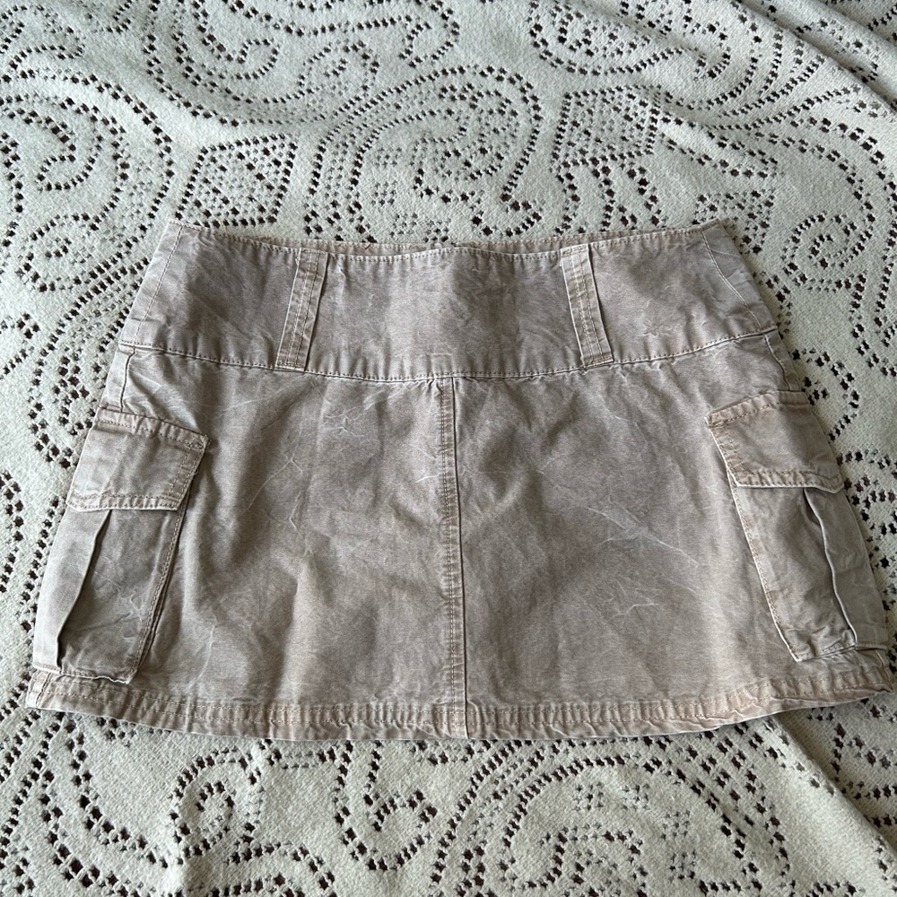 Zara Beige Mini Skirt